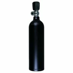 BTS Aluminium Scuba Tank 1.5L 230 Bar Inert Gas Valve