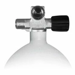 BTS Steel Scuba Tank 12L 230 Bar Concave Long Right Expandable Valve