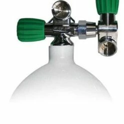 BTS Steel Scuba Tank 12L Short 230 Bar Second Outlet