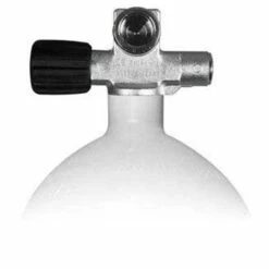 BTS Steel Scuba Tank 2L 230 Bar Left Expandable Valve