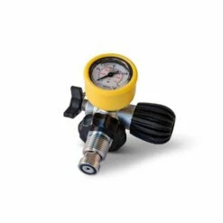 Filling Valve DIN 232 With Pressure Gauge