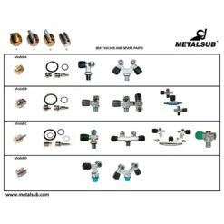 Closing Valve Model C 10 Units -Aqualung Sale metalsub closing valve model c 10 units 2