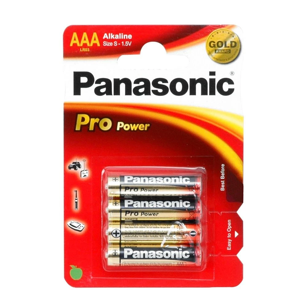 Panasonic Pro Power LR 03 Micro AAA Batteries 1 Panasonic Pro Power LR 03 Micro AAA Batteries