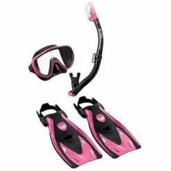 UP-1521QB Mask&Tube&Fin Snorkeling Set